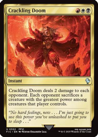 Crackling Doom (FIC-322) [Commander: FINAL FANTASY]