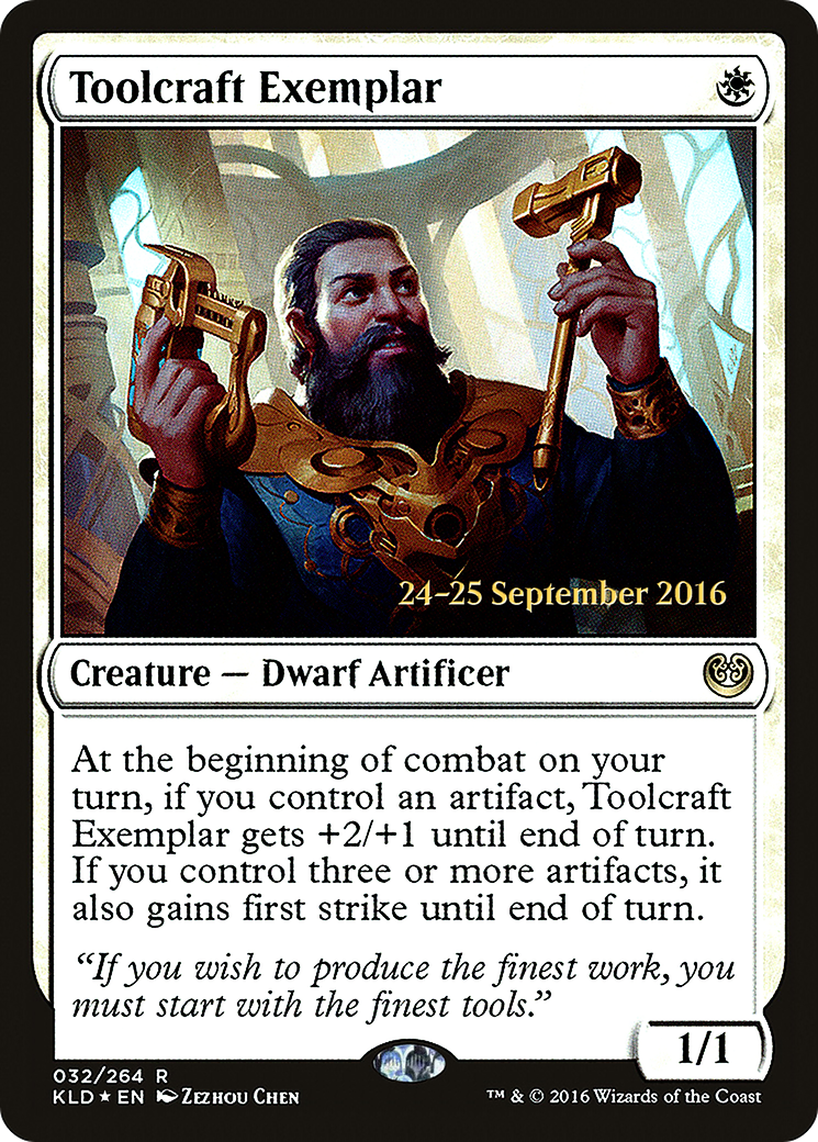 Toolcraft Exemplar (PRE-32S) [Kaladesh Promos] Foil