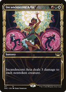 Incandescent Aria (SNC-311) [Streets of New Capenna]: (Showcase)