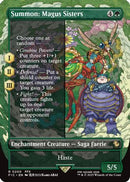 Summon: Magus Sisters (Borderless) (FIC-200) [Commander: FINAL FANTASY] Foil