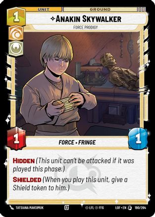 Anakin Skywalker - Force Prodigy (190/264) [Legends of the Force]