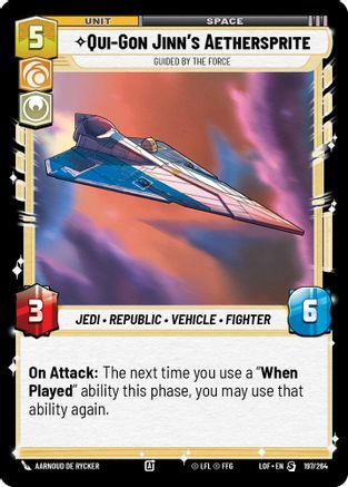 Qui-Gon Jinn's Aethersprite - Guided by the Force (197/264) [Legends of the Force]
