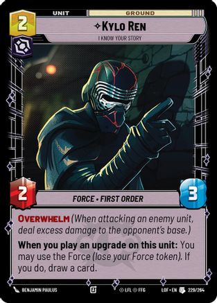 Kylo Ren - I Know Your Story (229/264) [Legends of the Force]