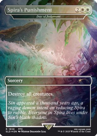 Spira's Punishment - Day of Judgement (Rainbow Foil) (SLD-1858) [Secret Lair Drop Series] Foil