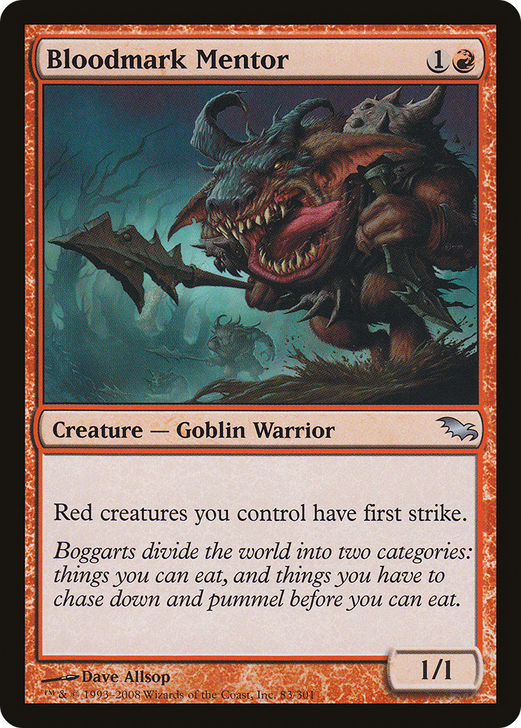 Bloodmark Mentor (SHM-083) [Shadowmoor] Foil
