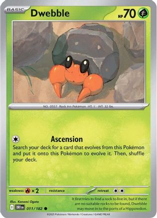 Dwebble 11 - [SV10 Destined Rivals]