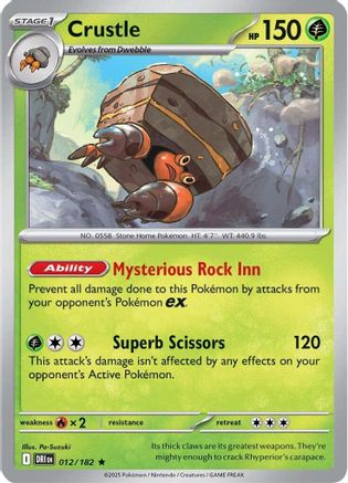 Crustle - 012/182 12 - [SV10 Destined Rivals] Reverse Holofoil