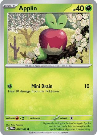 Applin 16 - [SV10 Destined Rivals] Reverse Holofoil