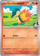 Ethan's Cyndaquil 32 - [SV10 Destined Rivals] Reverse Holofoil
