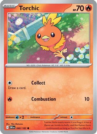 Torchic 40 - [SV10 Destined Rivals]