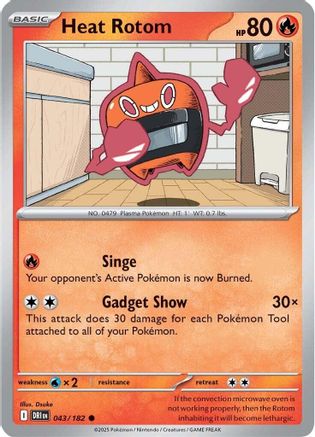 Heat Rotom 43 - [SV10 Destined Rivals]