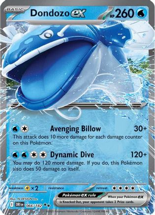 Dondozo ex - 066/182 66 - [SV10 Destined Rivals] Holofoil