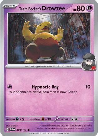Team Rocket's Drowzee 79 - [SV10 Destined Rivals]
