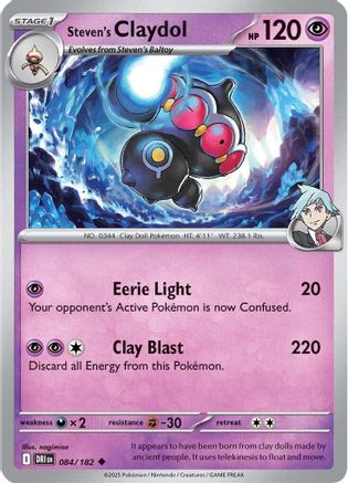 Steven's Claydol 84 - [SV10 Destined Rivals] Reverse Holofoil