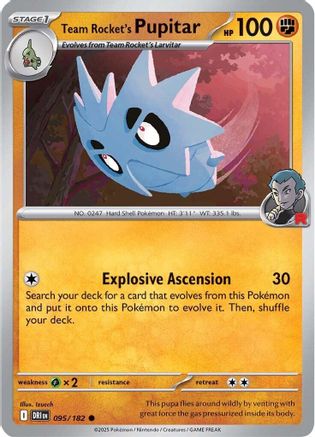 Team Rocket's Pupitar 95 - [SV10 Destined Rivals]