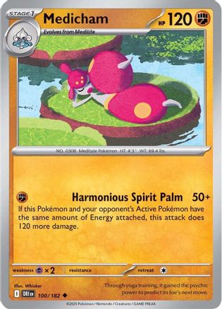 Medicham 100 - [SV10 Destined Rivals] Reverse Holofoil