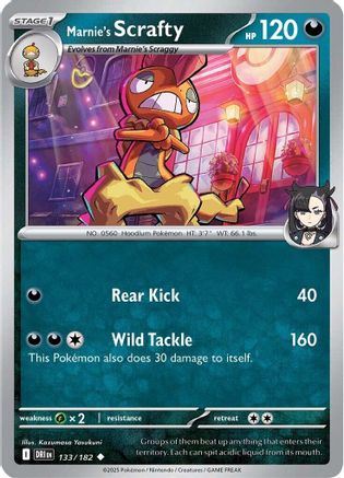 Marnie's Scrafty 133 - [SV10 Destined Rivals]