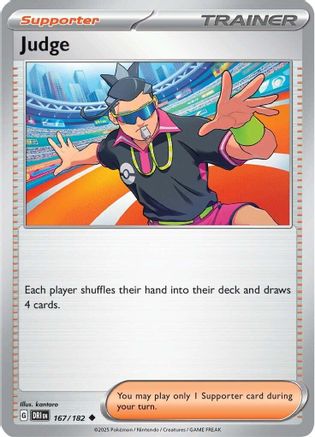 Judge - 167/182 167 - [SV10 Destined Rivals] Reverse Holofoil
