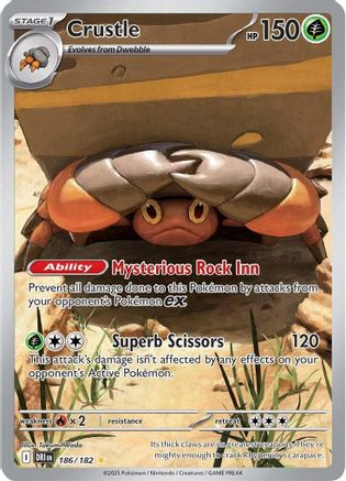 Crustle - 186/182 186 - [SV10 Destined Rivals] Holofoil