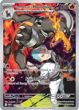 Team Rocket's Houndoom - 191/182 191 - [SV10 Destined Rivals] Holofoil
