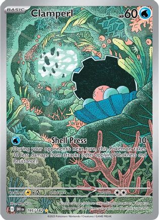 Clamperl - 195/182 195 - [SV10 Destined Rivals] Holofoil