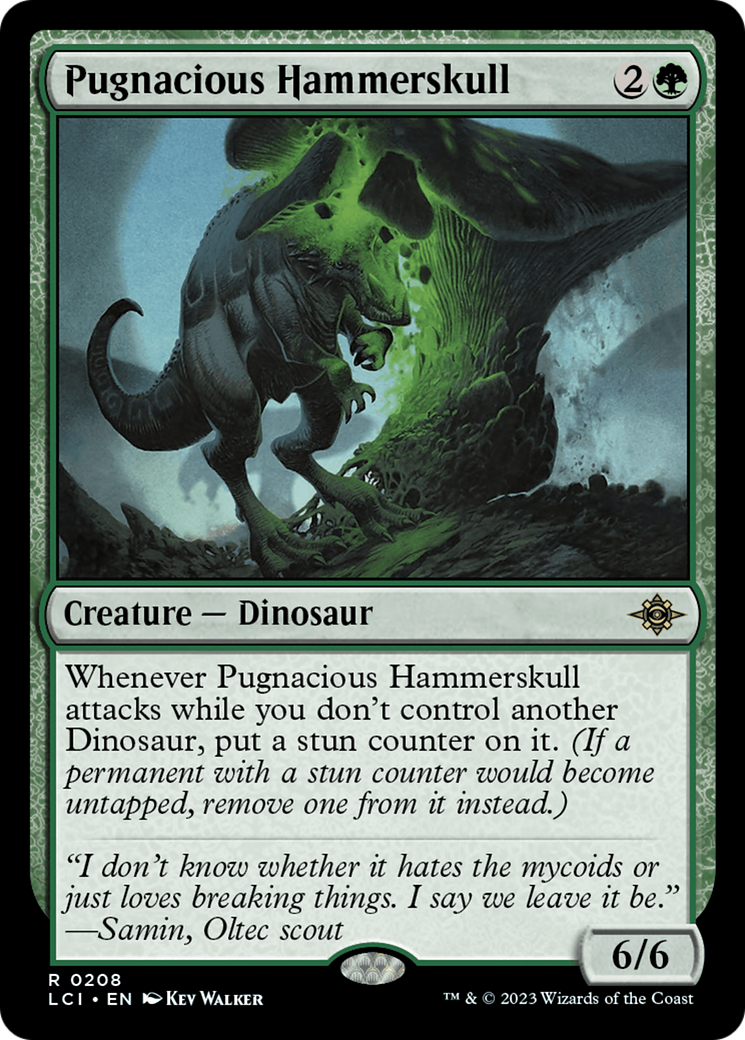 Pugnacious Hammerskull (LCI-208) [The Lost Caverns of Ixalan] Foil