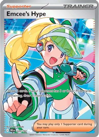 Emcee's Hype - 220/182 220 - [SV10 Destined Rivals] Holofoil