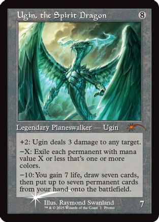 Ugin, the Spirit Dragon (Retro Frame) (SLD-001) [Secret Lair Drop Series] Foil