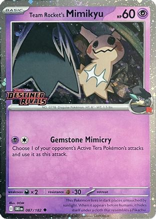 Team Rocket's Mimikyu (Prerelease) 87 - [Miscellaneous Cards & Products] Holofoil