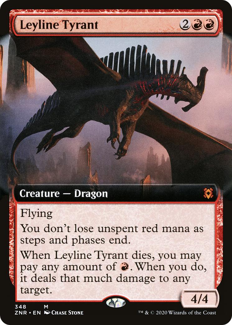 Leyline Tyrant (Extended Art) (ZNR-348) [Zendikar Rising]