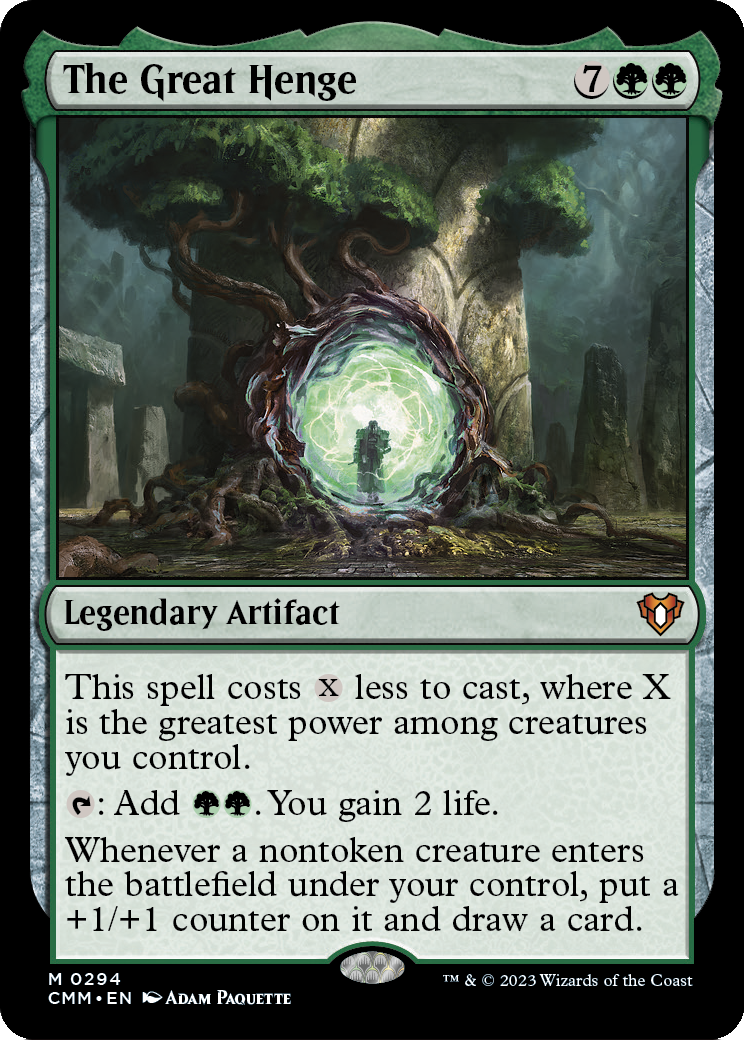 The Great Henge (CMM-294) [Commander Masters]