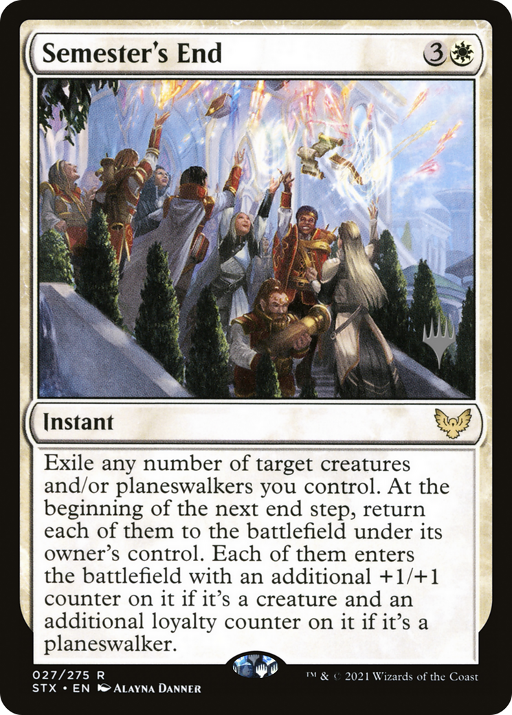 Semester's End (PPSTX-27P) [Promo Pack: Strixhaven: School of Mages Promos]