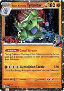Team Rocket's Tyranitar (Prerelease) [Staff] 96 - [Miscellaneous Cards & Products] Holofoil