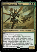 Amzu, Swarm's Hunger (CLU-024) [Ravnica: Clue Edition]