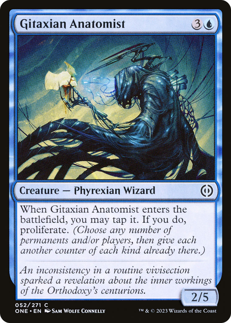 Gitaxian Anatomist (ONE-052) [Phyrexia: All Will Be One] Foil