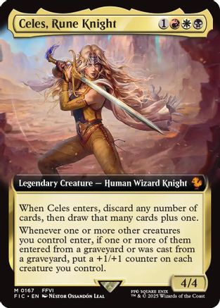 Celes, Rune Knight (Extended Art) (FIC-167) [Commander: FINAL FANTASY]