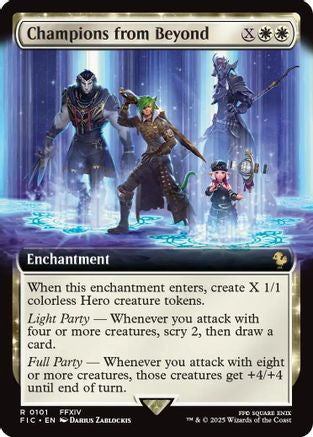 Champions from Beyond (Extended Art) (FIC-101) [Commander: FINAL FANTASY]