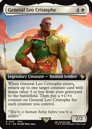 General Leo Cristophe (Extended Art) (FIC-135) [Commander: FINAL FANTASY]