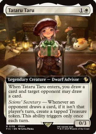 Tataru Taru (Extended Art) (FIC-138) [Commander: FINAL FANTASY]