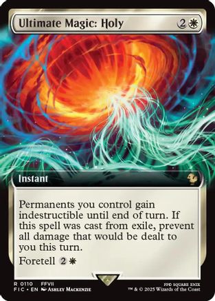 Ultimate Magic: Holy (Extended Art) (FIC-110) [Commander: FINAL FANTASY]