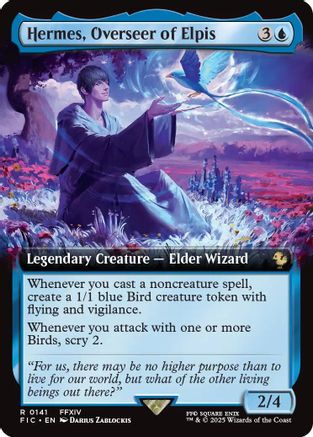 Hermes, Overseer of Elpis (Extended Art) (FIC-141) [Commander: FINAL FANTASY]