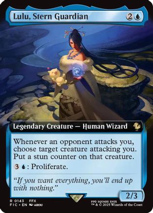 Lulu, Stern Guardian (Extended Art) (FIC-143) [Commander: FINAL FANTASY] Foil
