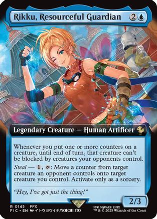 Rikku, Resourceful Guardian (Extended Art) (FIC-145) [Commander: FINAL FANTASY] Foil