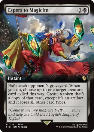 Espers to Magicite (Extended Art) (FIC-114) [Commander: FINAL FANTASY] Foil