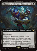 Shadow, Mysterious Assassin (Extended Art) (FIC-148) [Commander: FINAL FANTASY] Foil