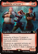 Avalanche of Sector 7 (Extended Art) (FIC-150) [Commander: FINAL FANTASY]