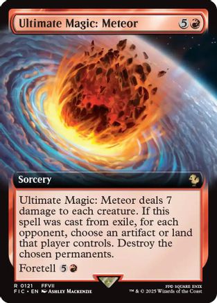 Ultimate Magic: Meteor (Extended Art) (FIC-121) [Commander: FINAL FANTASY]