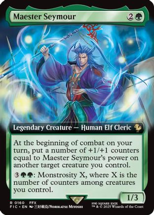 Maester Seymour (Extended Art) (FIC-160) [Commander: FINAL FANTASY] Foil