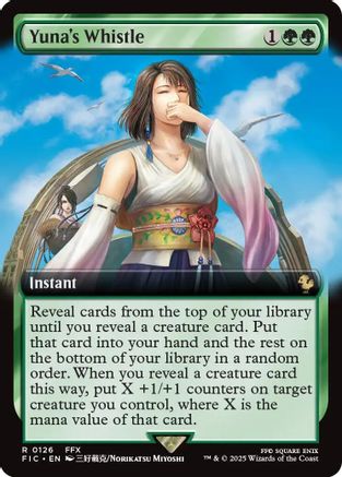Yuna's Whistle (Extended Art) (FIC-126) [Commander: FINAL FANTASY] Foil