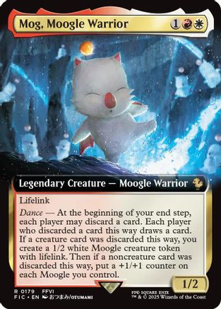 Mog, Moogle Warrior (Extended Art) (FIC-179) [Commander: FINAL FANTASY] Foil